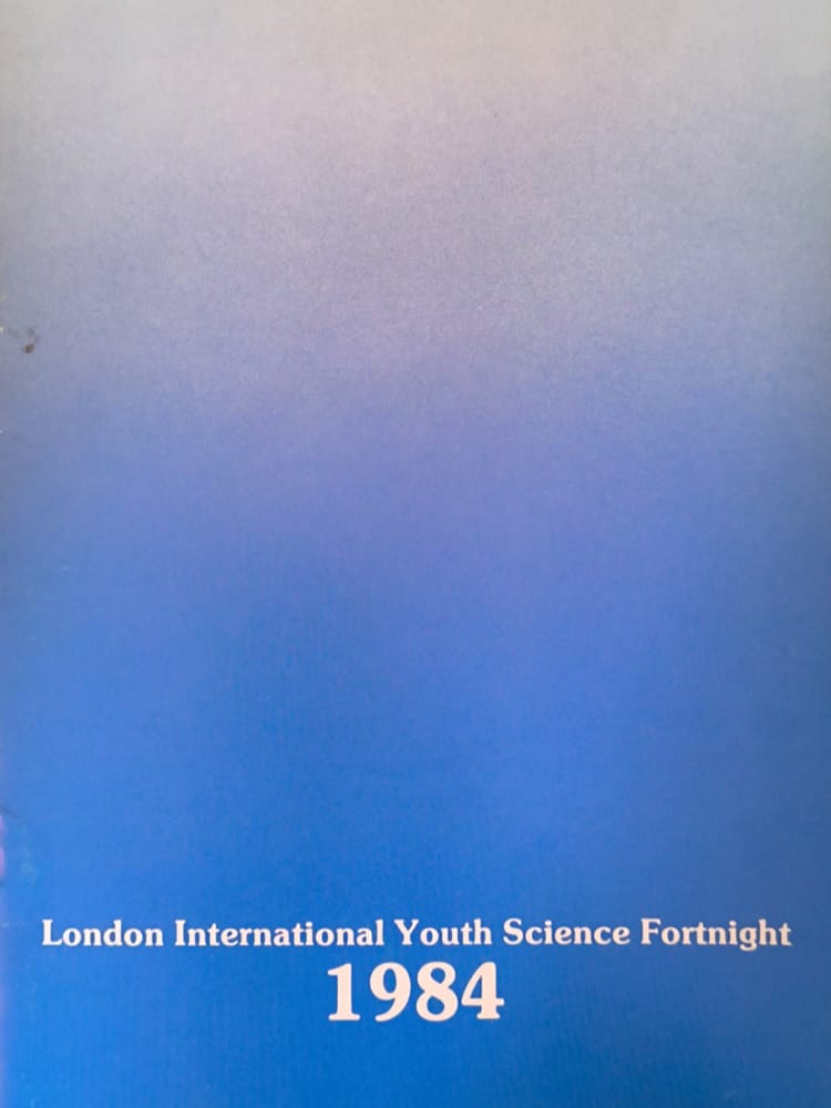 Cover of the Twenty-Sixth London International Youth Science Fortnight 1984