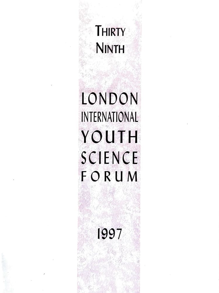 Cover of the Thirty-Ninth London International Youth Science Forum 1997
