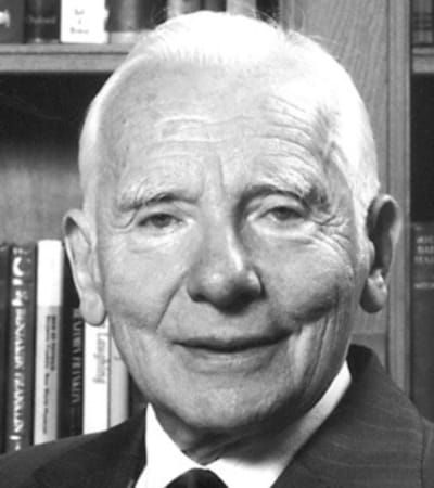 Professor Sir Joseph Rotblat KCMG CBE FRS, Nobel Peace Prize laureate and LIYSF President during the 1970s