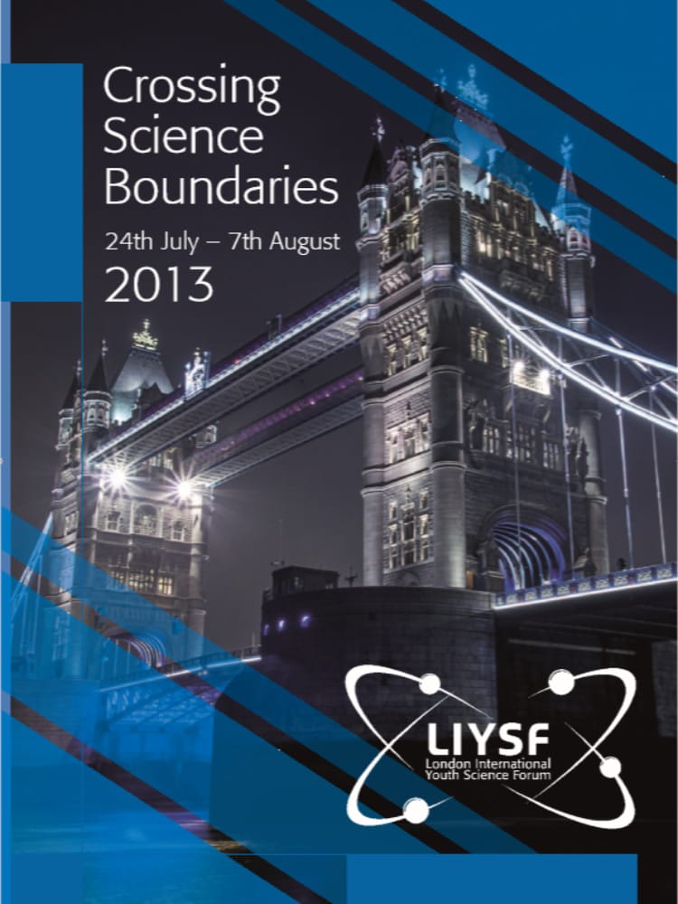 Cover of the Fifty-Fifth London International Youth Science Forum 2013