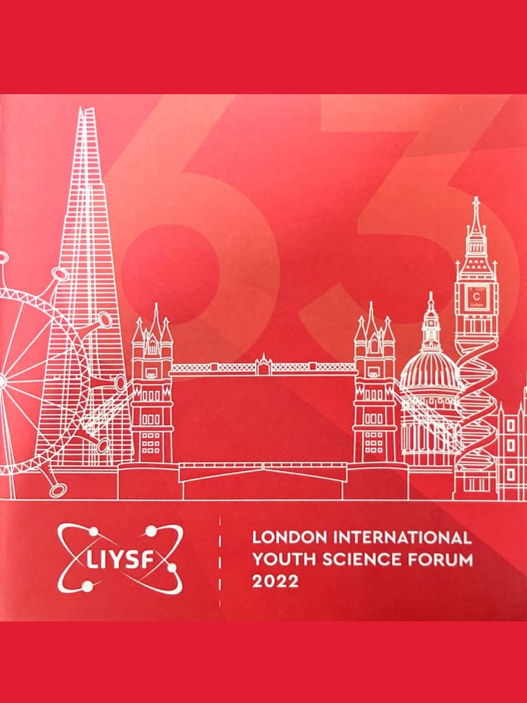 Cover of the Sixty-Third London International Youth Science Forum 2022
